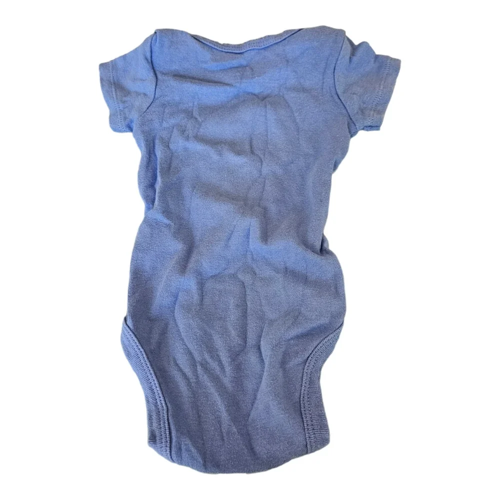 Carter's 3m Blue Short Sleeve Bodysuit